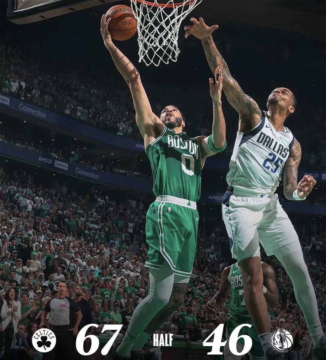 包含绿军击败独行侠，展现强大实力的词条